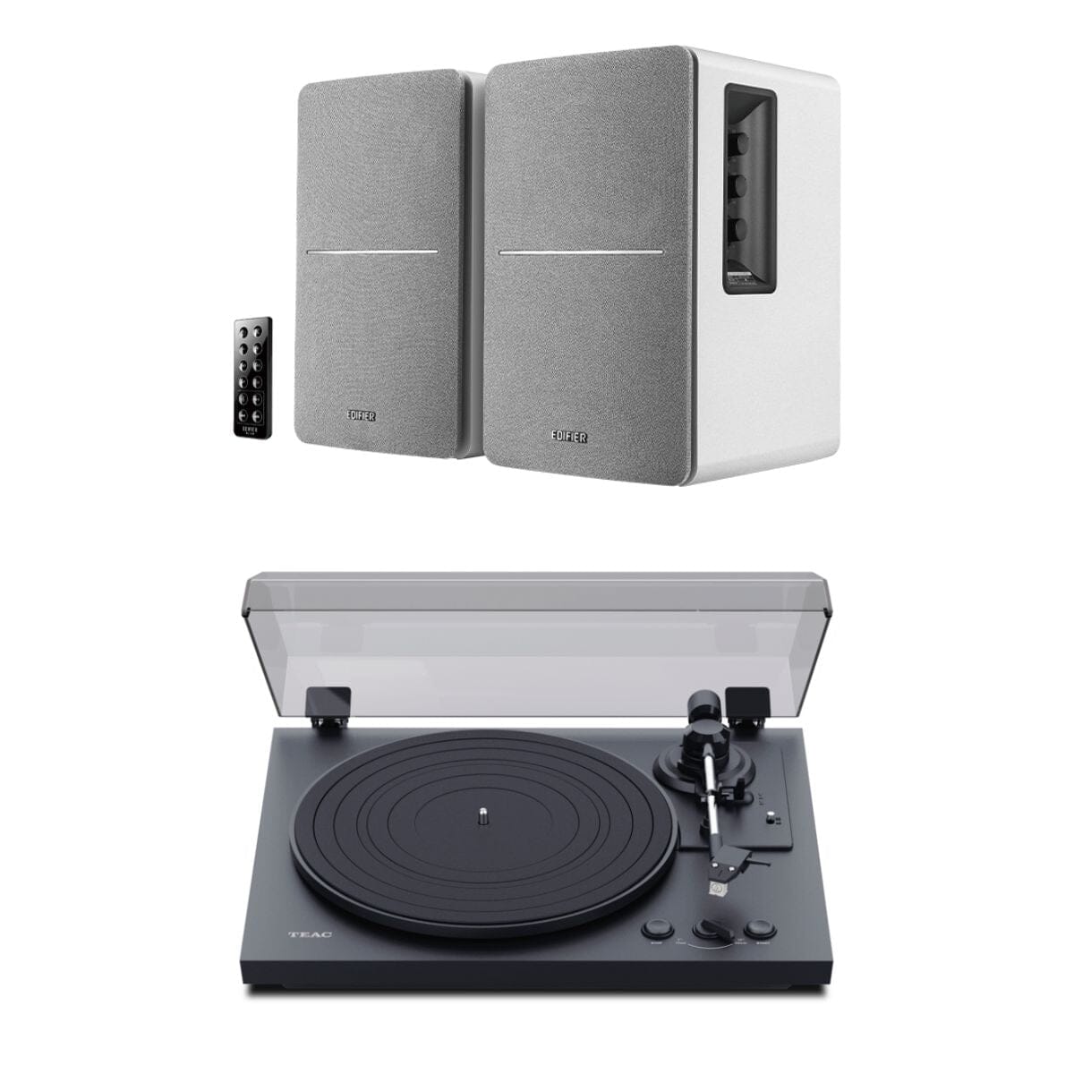 TEAC TN-175 Automatic Turntable + Edifier R1280DB Bluetooth Speakers - K&B Audio