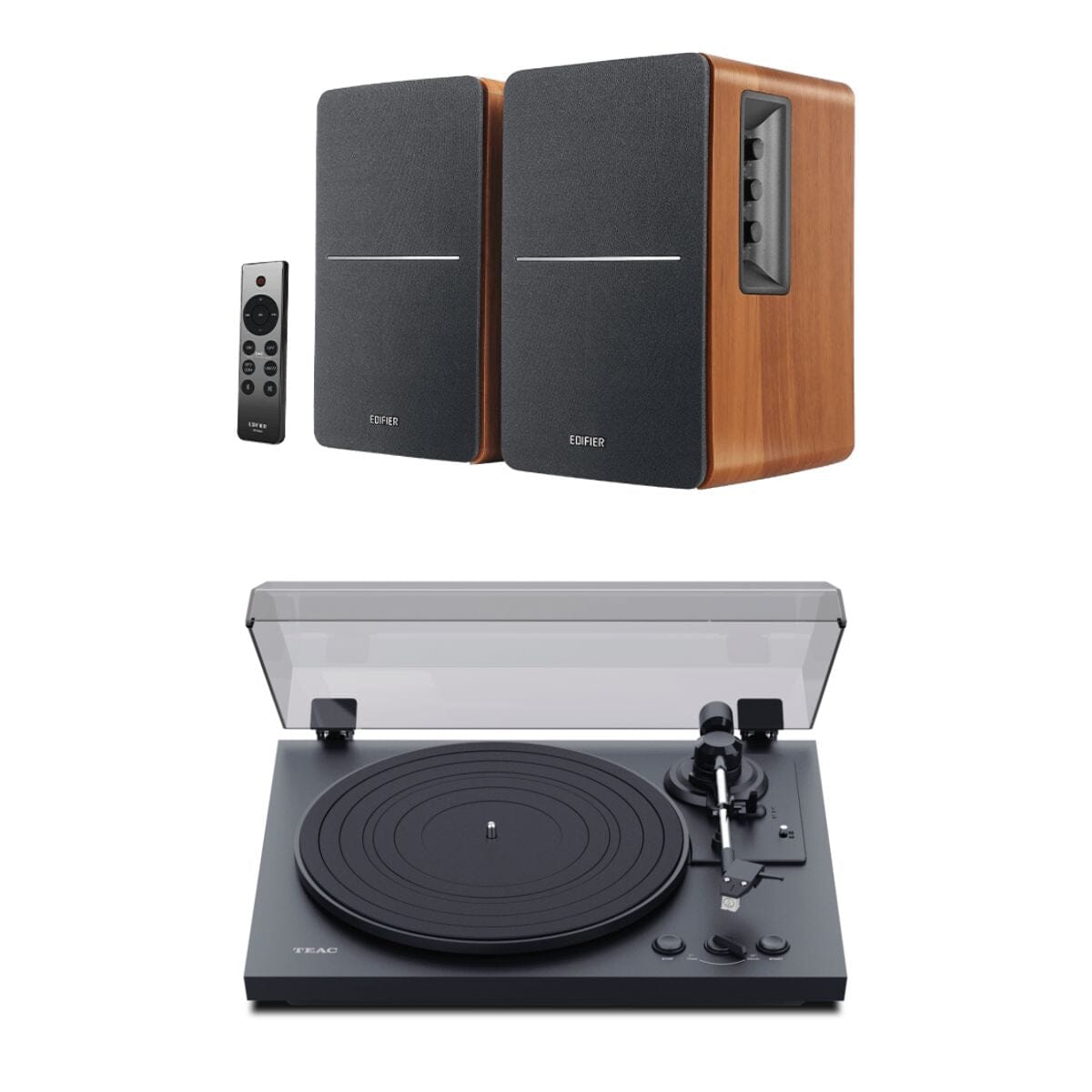TEAC TN-175 Automatic Turntable + Edifier R1280DB Bluetooth Speakers - K&B Audio