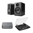 WiiM AMP + Audio-Technica LP3XBT + Acoustic Energy AE100² Bookshelf Speakers - K&B Audio