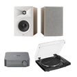 WiiM AMP + Audio-Technica LP3XBT + JBL Stage 240B Bookshelf Speakers - K&B Audio