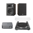 WiiM AMP + Audio-Technica LP60X + JBL Stage 240B Bookshelf Speakers - K&B Audio