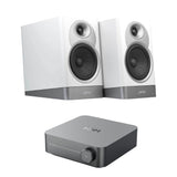 WiiM AMP + JAMO S7-15B Bookshelf Speakers HiFi Systems WiiM Grey Cloud 