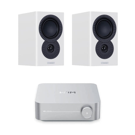 WiiM AMP + Mission LX-2 Bookshelf Speakers - K&B Audio