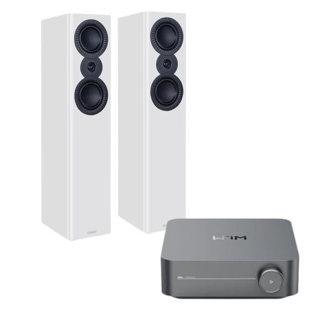 WiiM AMP + Mission LX-4 Floorstanding Speakers - K&B Audio