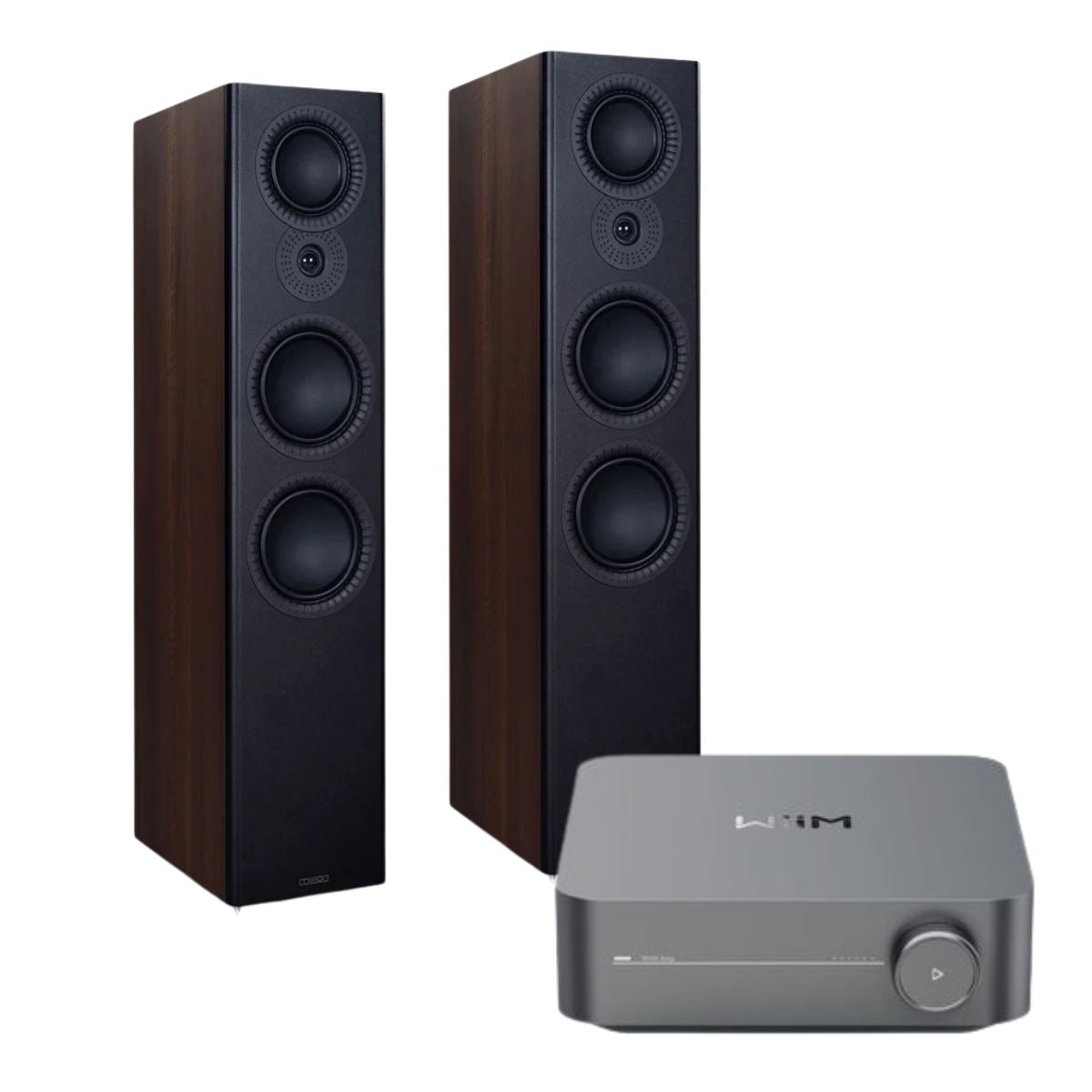 WiiM AMP + Mission LX-6 Floorstanding Speakers - K&B Audio