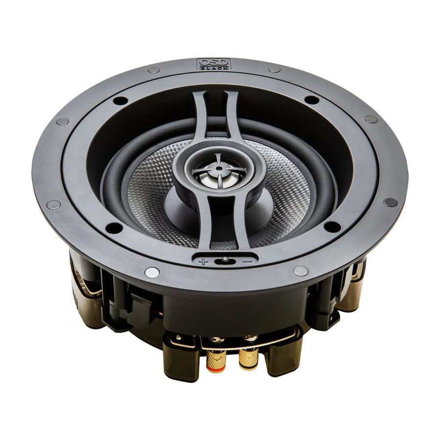 WiiM AMP Wi-Fi & Bluetooth Amplifier + OSD Audio Black Series R63 6.5" Ceiling Speakers - K&B Audio