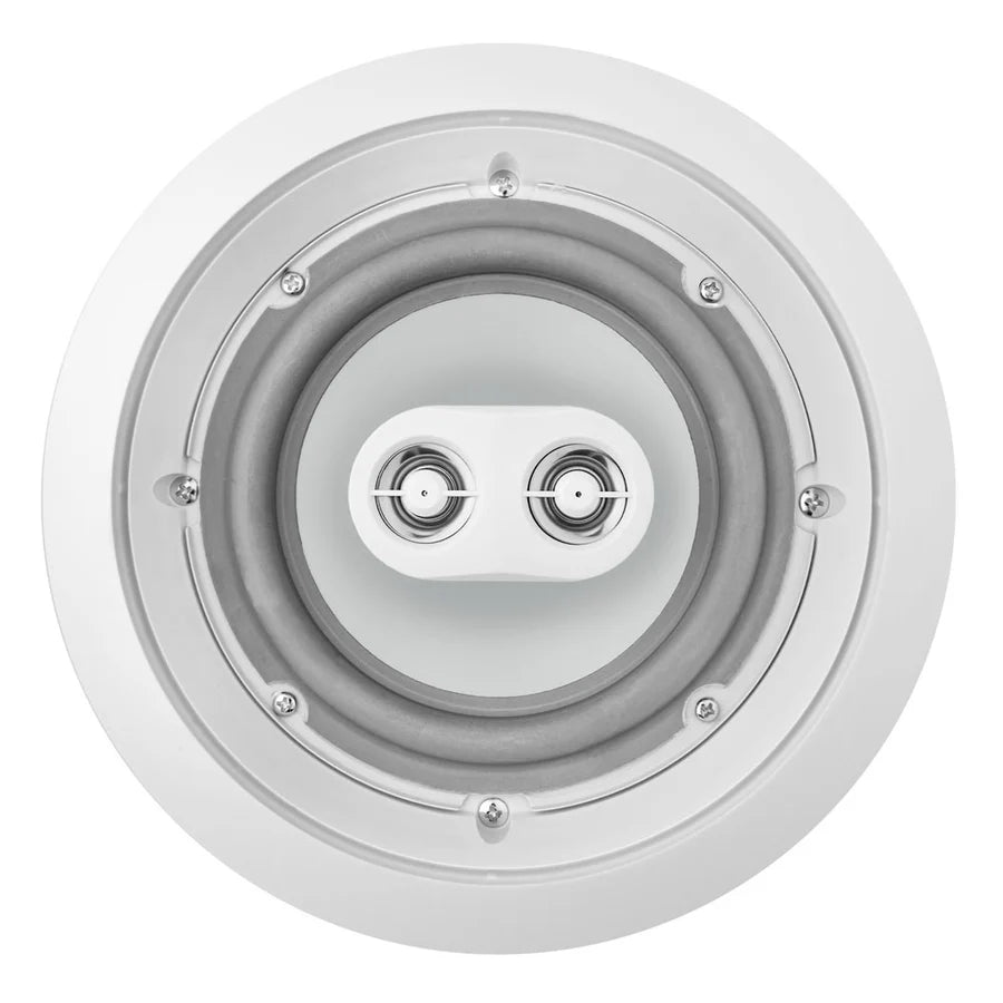 WiiM AMP Wi-Fi & Bluetooth Amplifier + OSD Audio ICE600TTWRS 6.5" Water Resistant Stereo Ceiling Speaker - K&B Audio