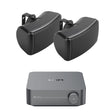 WiiM AMP Wi-Fi & Bluetooth Amplifier + Q Acoustics QI45EW 4.5" Outdoor Speakers - K&B Audio