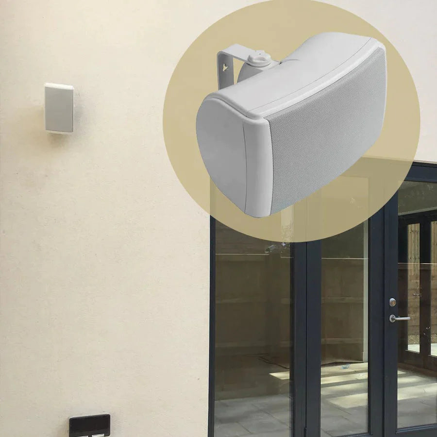 WiiM AMP Wi-Fi & Bluetooth Amplifier + Q Acoustics QI65EW 6.5" Outdoor Speakers - K&B Audio