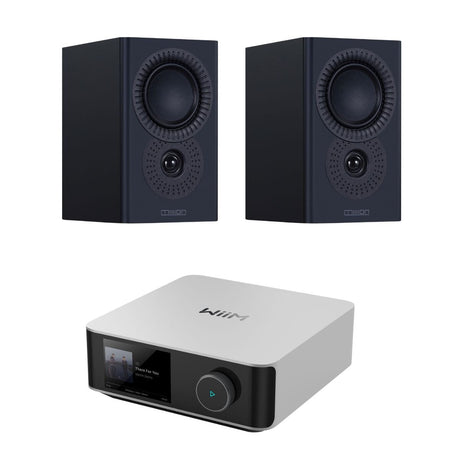 WiiM AMP Ultra + Mission LX-2 Bookshelf Speakers - K&B Audio