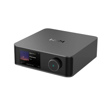 WiiM AMP Ultra Wi-Fi Amplifier + Klipsch R-60M 6.5" Bookshelf Speakers - K&B Audio