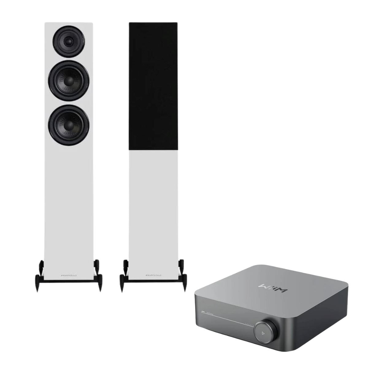 WiiM AMP + Wharfedale Diamond 12.3 Floorstanding Speakers - K&B Audio