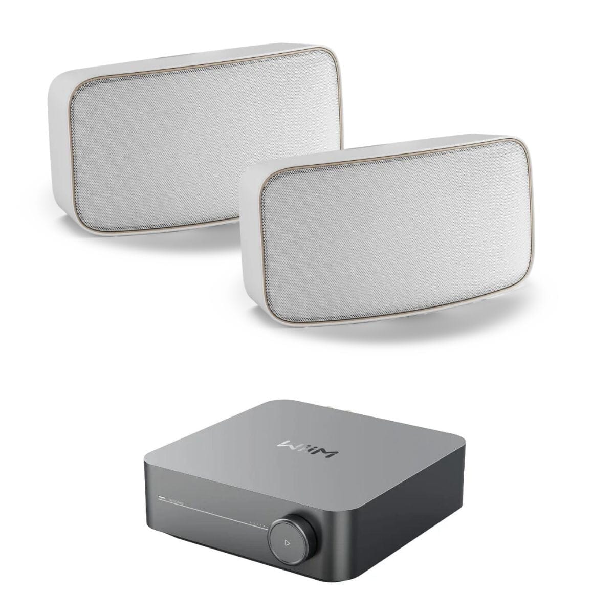 WiiM AMP Wi-Fi & Bluetooth Amplifier + DALI Gardian OW 6 6.5" Outdoor Speakers - K&B Audio