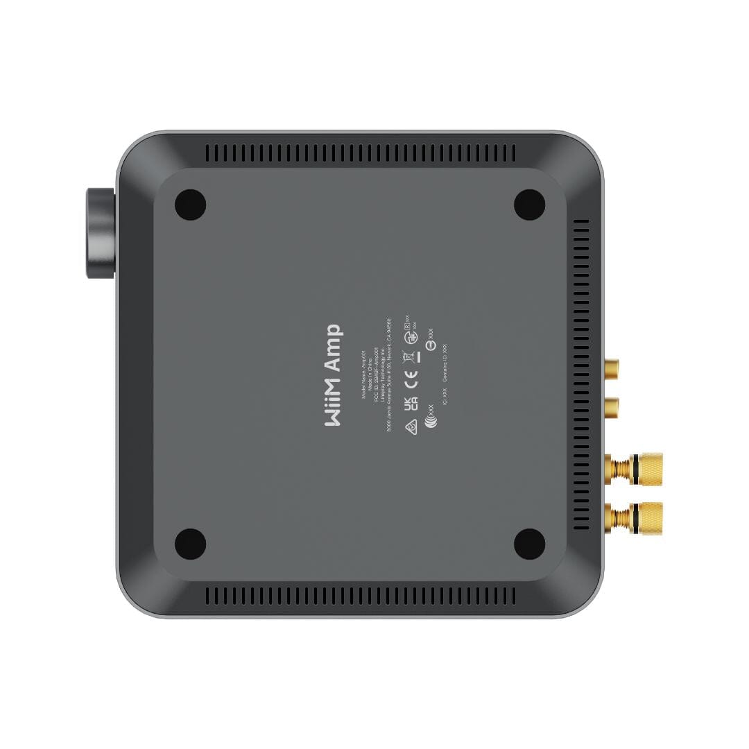 WiiM AMP Wi-Fi & Bluetooth Amplifier + Q Acoustics QI80C 8" Ceiling Speakers - K&B Audio