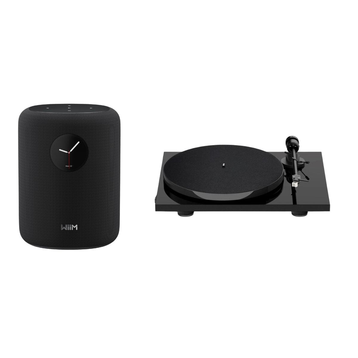 WiiM Sound Turntable Set with Pro-Ject E1 Phono Turntable Bundles WiiM / Pro-Ject Black