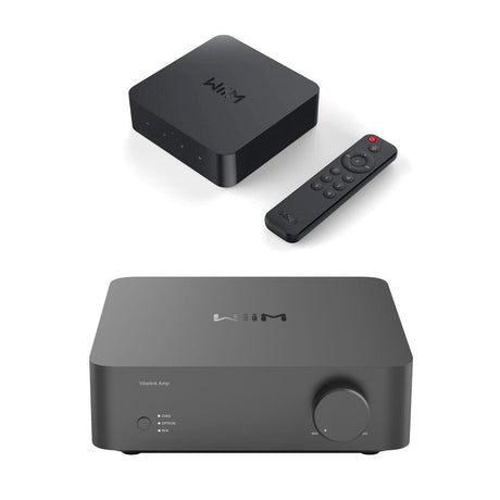 WiiM VibeLink Amp + WiiM Pro Plus Wi-Fi Streamer Bundle - K&B Audio