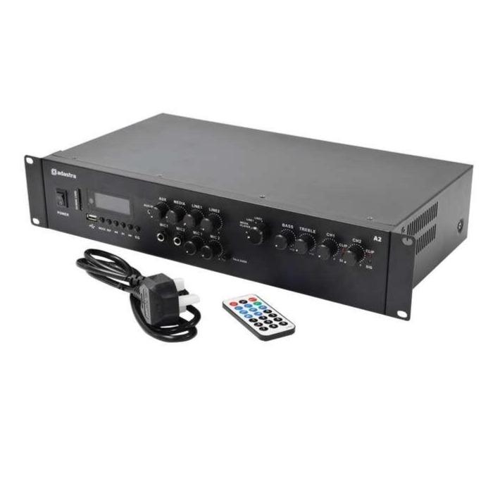 Adastra A2 Stereo Amplifier + BH6 6.5" Outdoor Speakers - K&B Audio