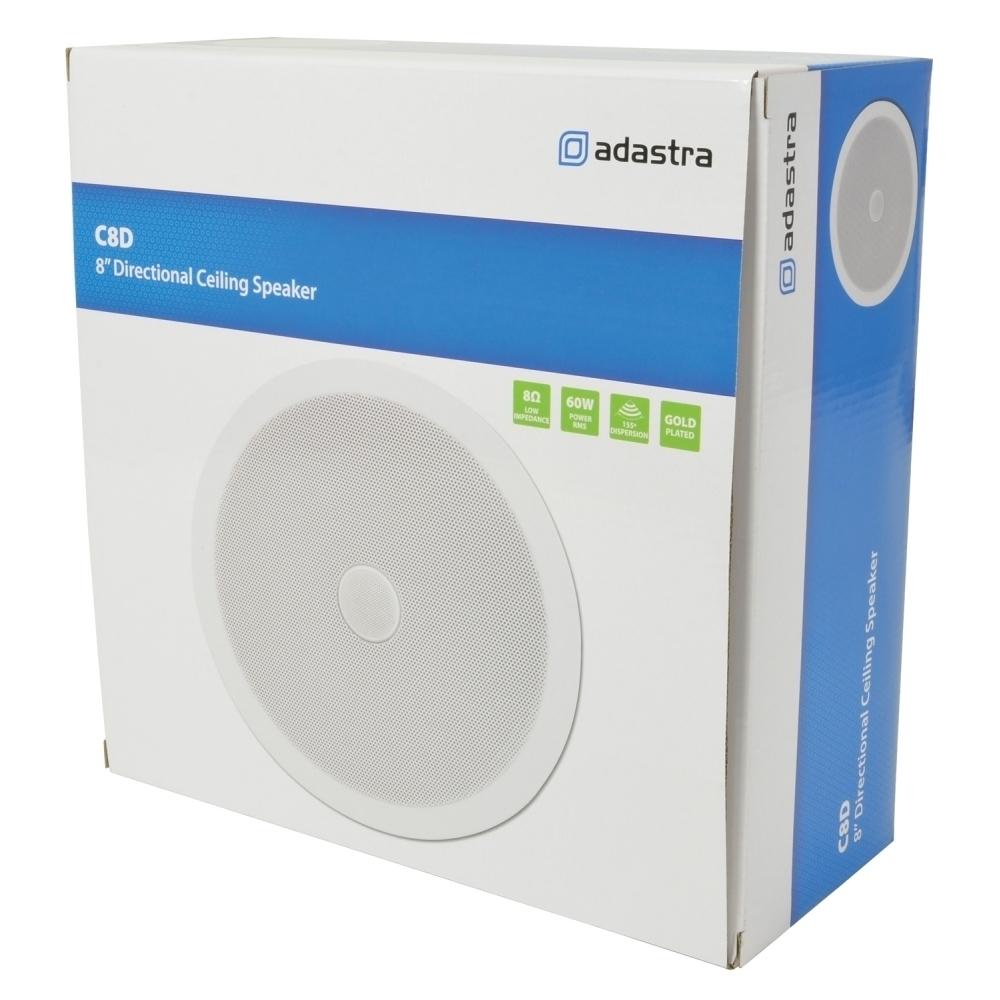 Adastra C8D 8" Ceiling Speaker With Directional Tweeter - K&B Audio