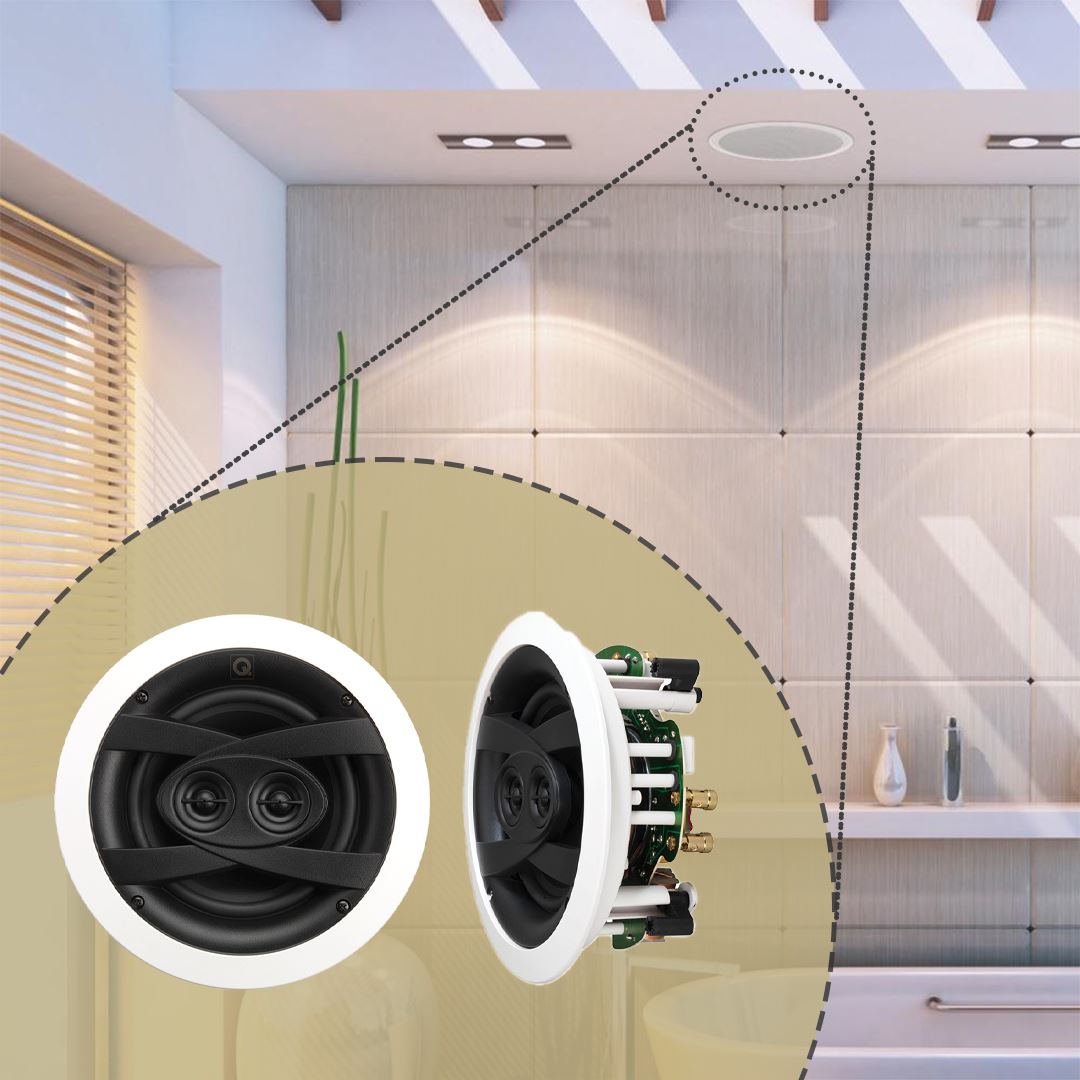 Adastra S260 Wi-Fi & Bluetooth 6.5" Bathroom Ceiling Speaker System - K&B Audio