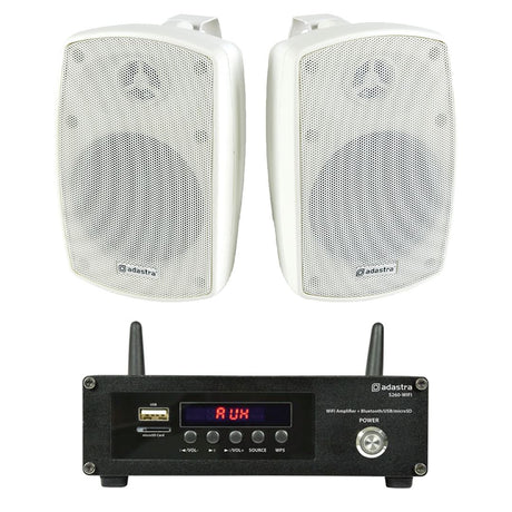 Adastra S260 WiFi & Bluetooth 6.5" Outdoor Speaker System - K&B Audio