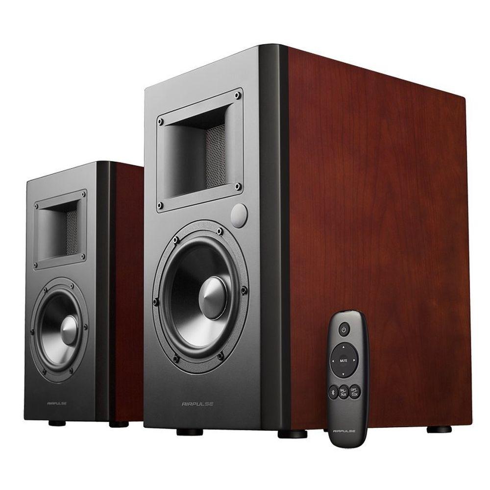 Airpulse A200 135W Active Bookshelf Speakers with Bluetooth - K&B Audio