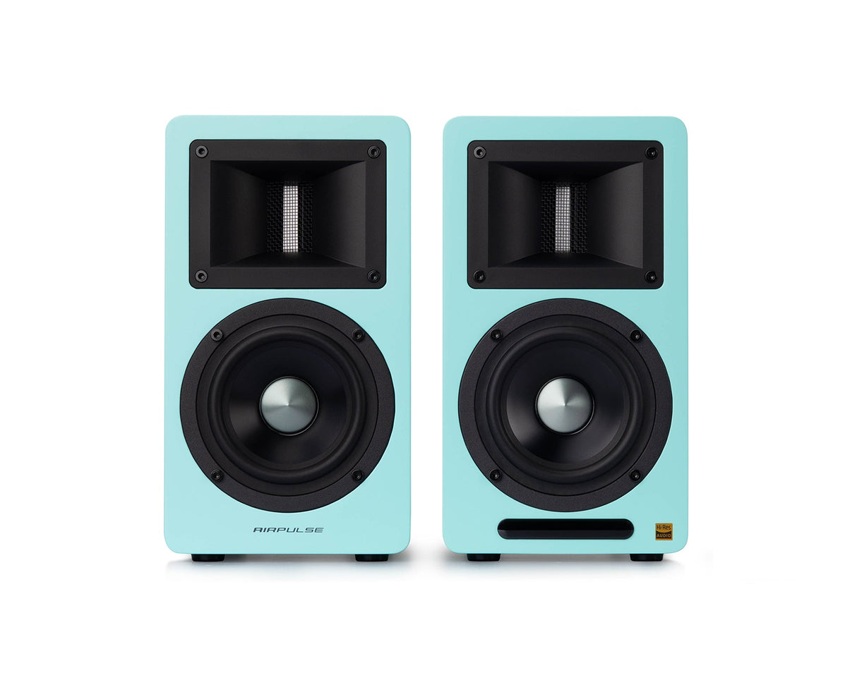 Airpulse A80 100W Active Bookshelf Speakers with Bluetooth - K&B Audio