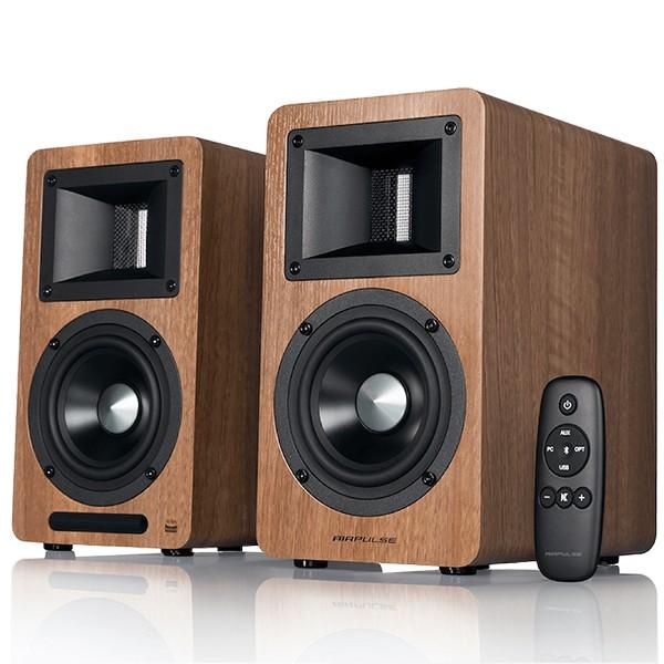Airpulse A80 100W Active Bookshelf Speakers with Bluetooth - K&B Audio