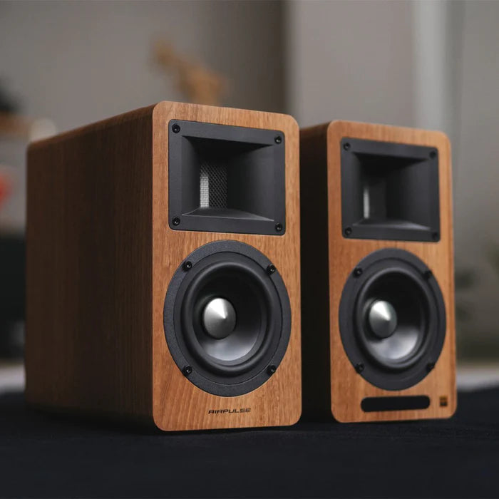 Teac TN-400BT-X Bluetooth Turntable + Airpulse A80 Active Bluetooth Speakers - K&B Audio