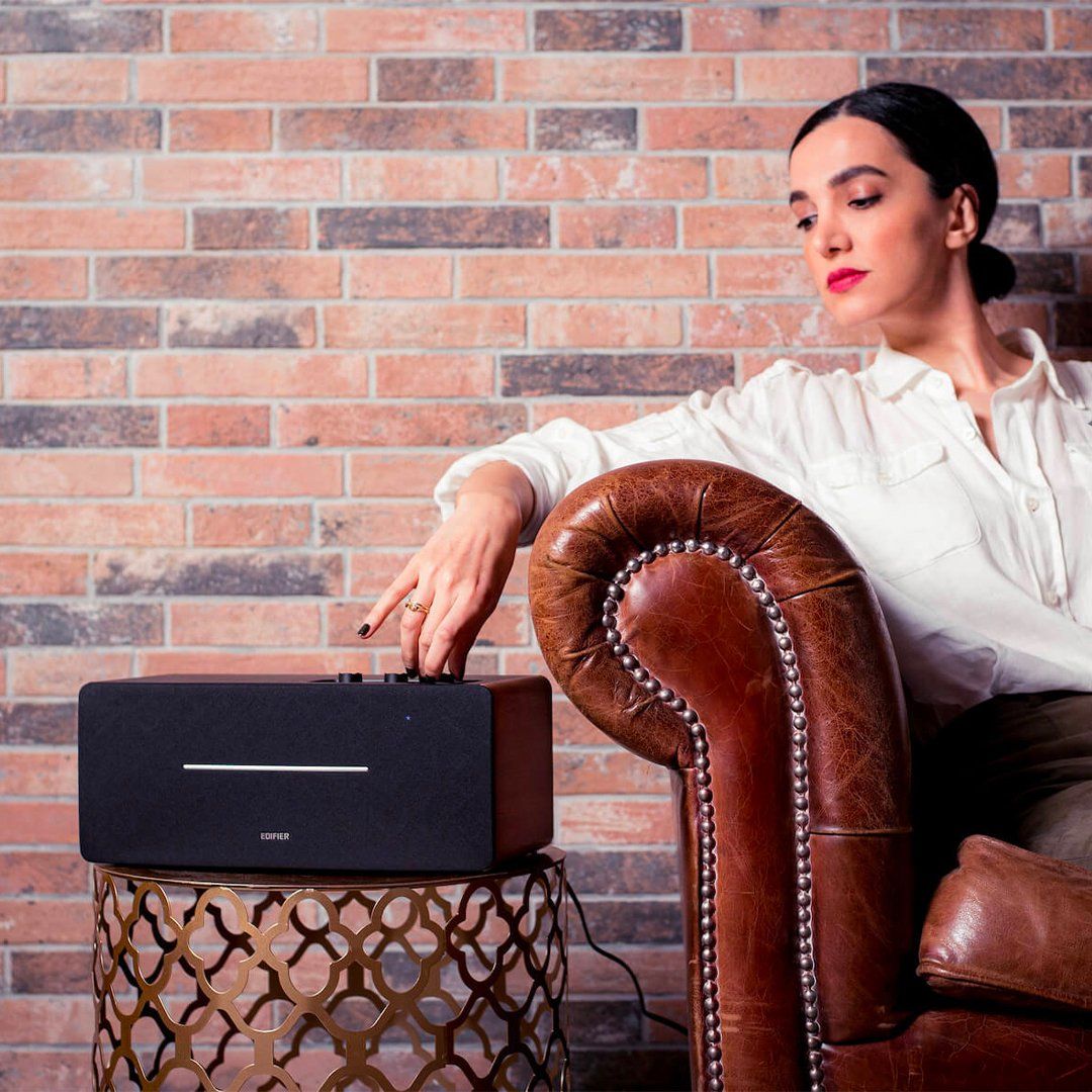 Audio-Technica LP60X-BT Bluetooth Turntable + Edifier D12 Active Bluetooth Speaker - K&B Audio