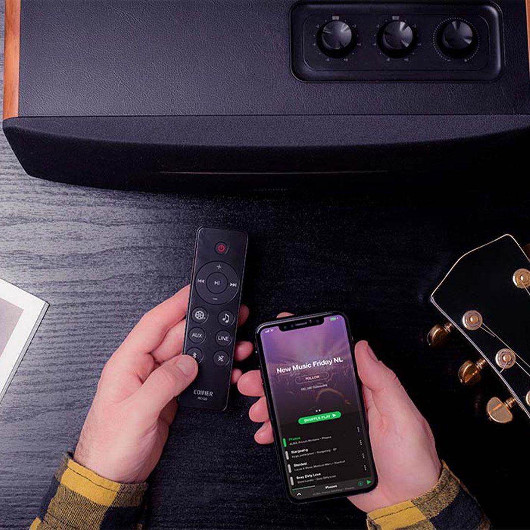 Audio-Technica LP60X Turntable + Edifier D12 Active Bluetooth Speaker - K&B Audio