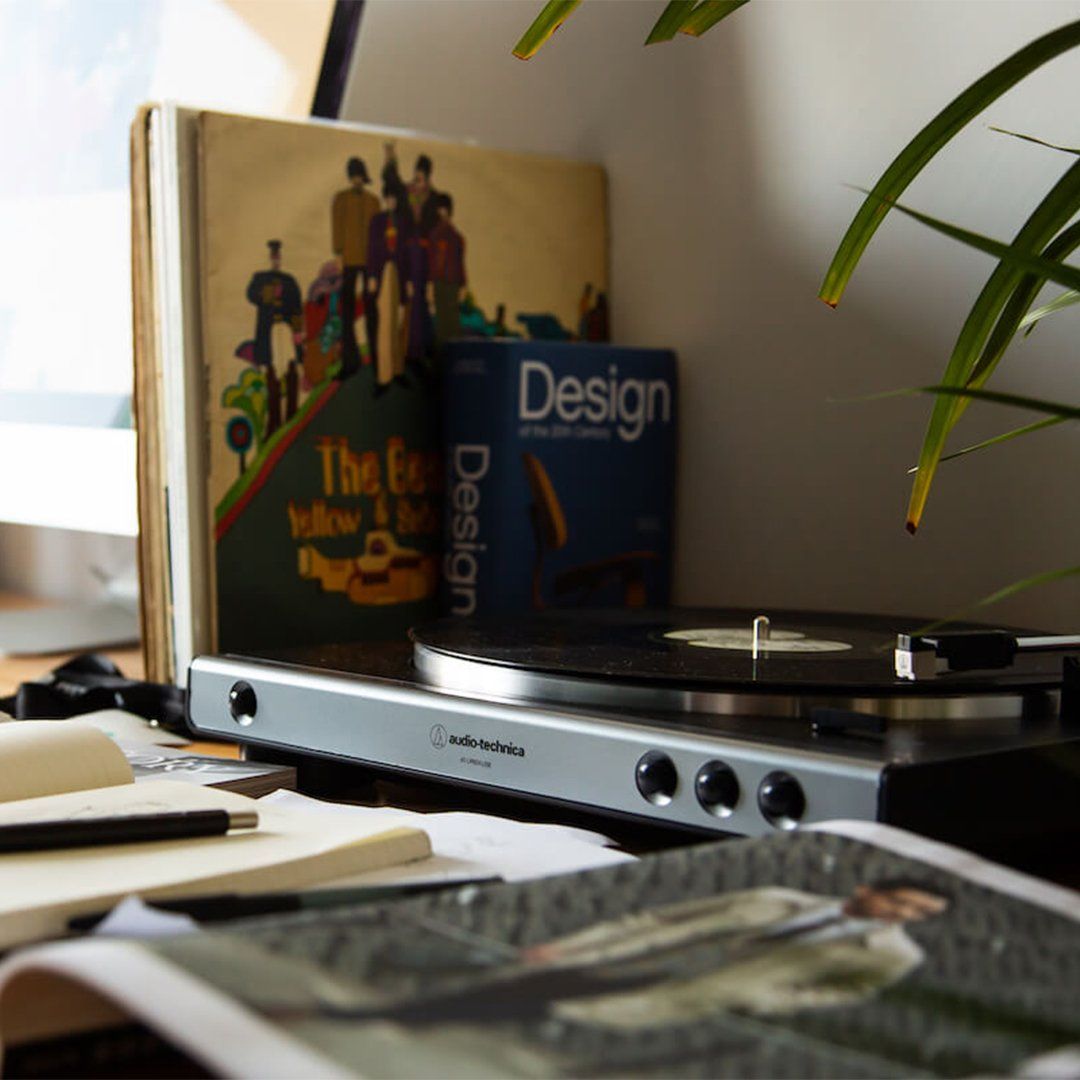 Audio-Technica LP60X Turntable + Edifier D12 Active Bluetooth Speaker - K&B Audio