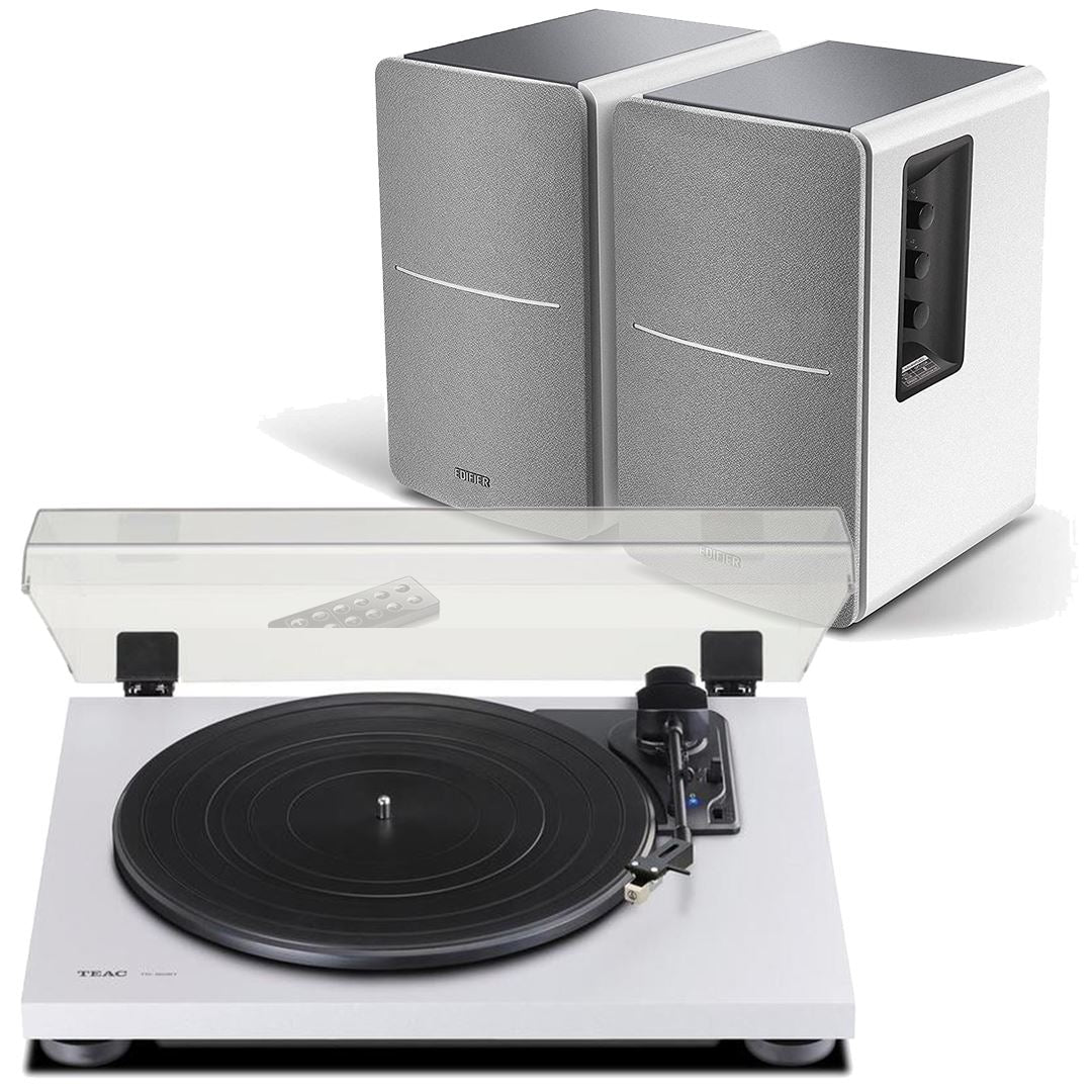 Teac TN-180BT Bluetooth Turntable + Edifier R1280DB Active Bluetooth Speakers - K&B Audio
