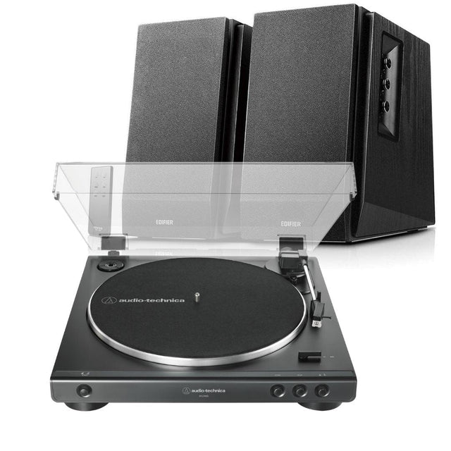 Audio-Technica LP60X Turntable + Edifier R1700BT Active Bluetooth Speakers - K&B Audio