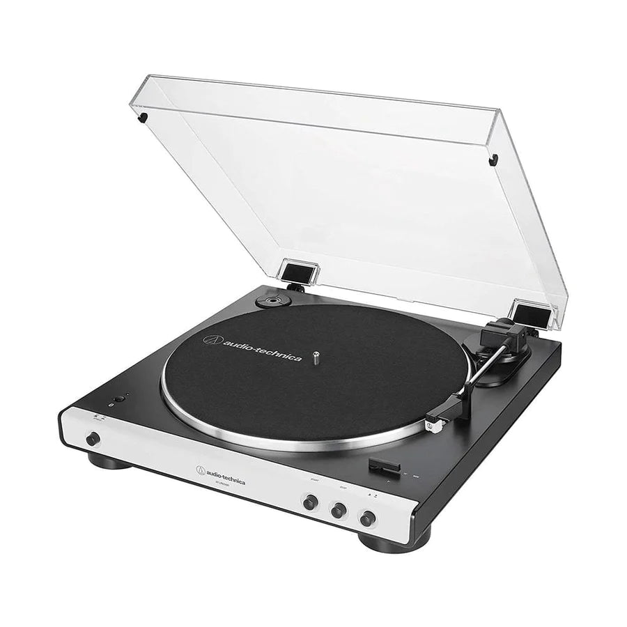 Audio-Technica LP60X-BT Bluetooth Turntable + Edifier R1700BT Active Bluetooth Speakers - White Edition - K&B Audio