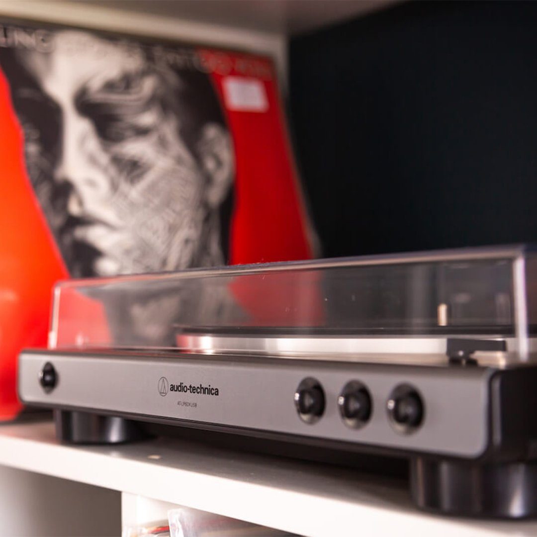 Audio-Technica LP60X Turntable + Edifier R1700BT Active Bluetooth Speakers - K&B Audio