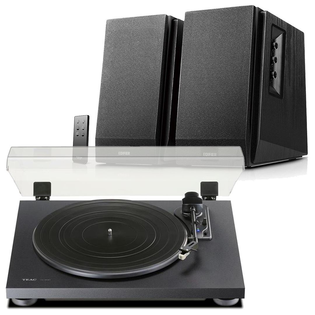 Teac TN-180BT Bluetooth Turntable + Edifier R1700BT Active Bluetooth Speakers - K&B Audio