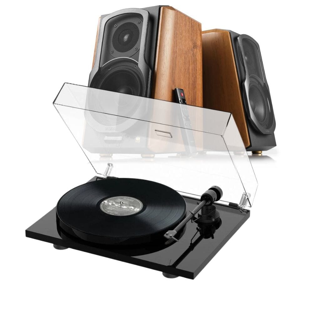 Pro-Ject E1 Phono Turntable + Edifier S1000MKII Active Bluetooth Speakers - K&B Audio