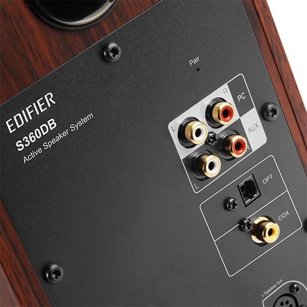 Edifier S360DB 2.1 Active Bookshelf Speakers with Bluetooth & Wireless Subwoofer - K&B Audio