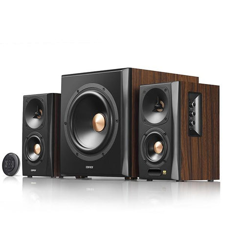 Edifier S360DB 2.1 Hi-Res Active Bookshelf Speakers with Bluetooth & Wireless Subwoofer - K&B Audio