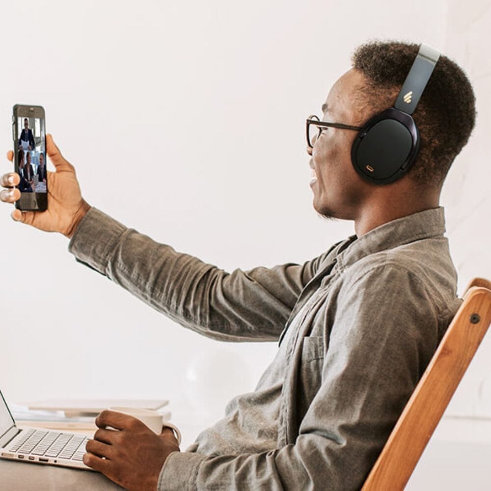 Edifier WH950NB Wireless Noise Cancelling Over-Ear Bluetooth Headphones - K&B Audio