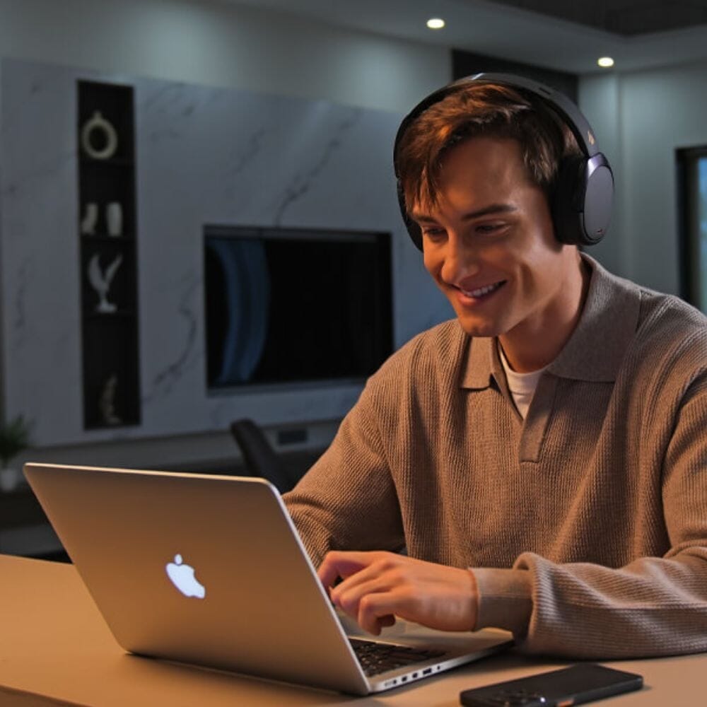 Edifier WH950NB Wireless Noise Cancelling Over-Ear Bluetooth Headphones - K&B Audio