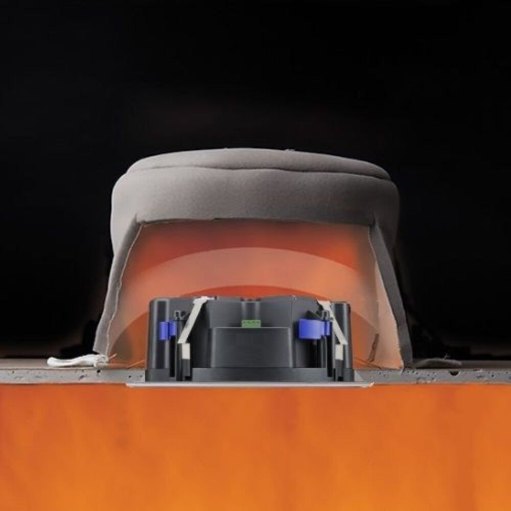 HOODY3 Acoustic Ceiling Speaker Fire Hood - 5″ - 6″ Rectangular (Each) - K&B Audio