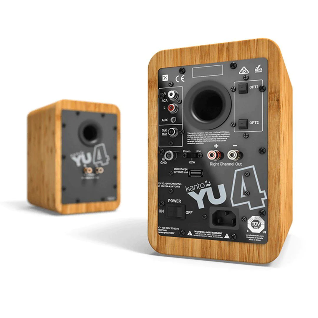 Pro-Ject E1 Turntable + Kanto YU4 Active Bluetooth Speakers - K&B Audio