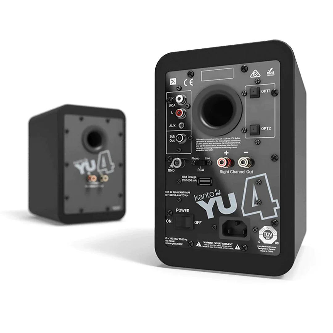 Pro-Ject E1 Turntable + Kanto YU4 Active Bluetooth Speakers - K&B Audio