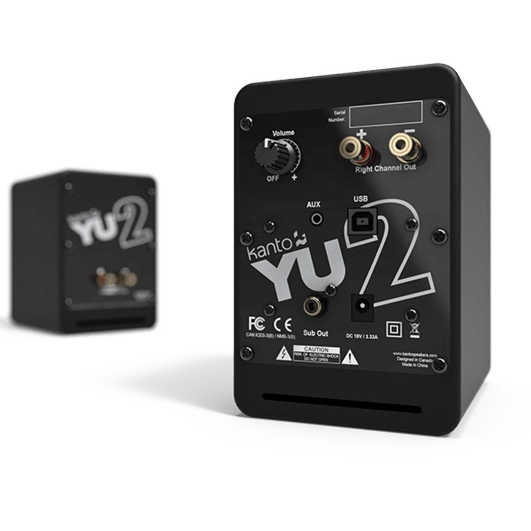 Kanto YU2 3" Active Bookshelf Speakers - K&B Audio