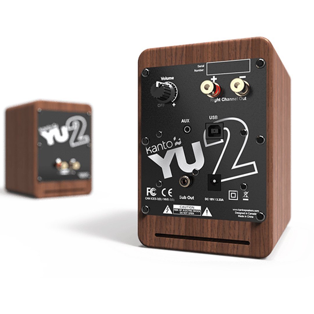 Kanto YU2 3" Active Bookshelf Speakers - K&B Audio
