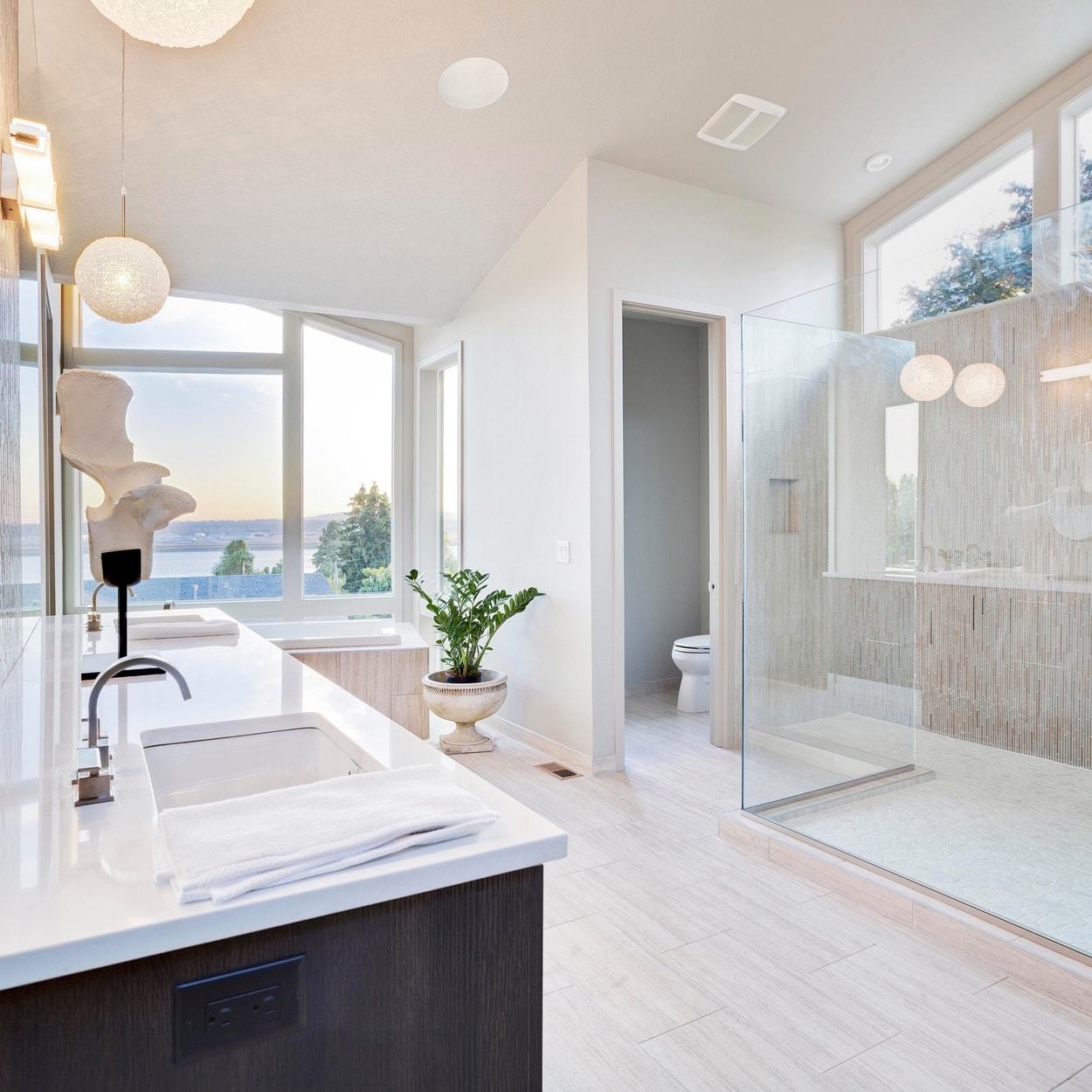 Lithe Audio 6.5" IP44 Bathroom Bluetooth Ceiling Speaker - K&B Audio