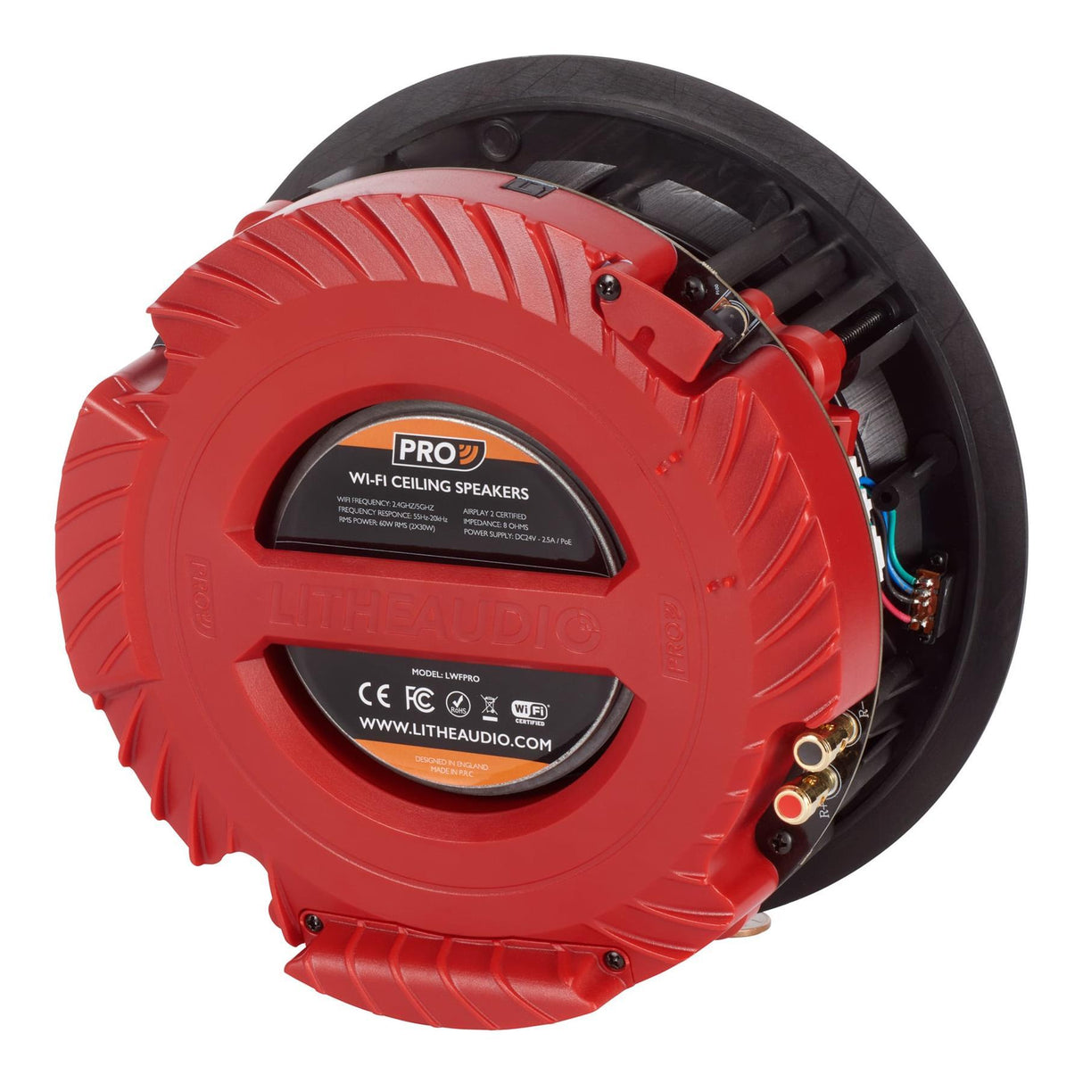 Lithe Audio 5.0 Wi-Fi Surround Sound Ceiling Speaker System with WiSA - K&B Audio