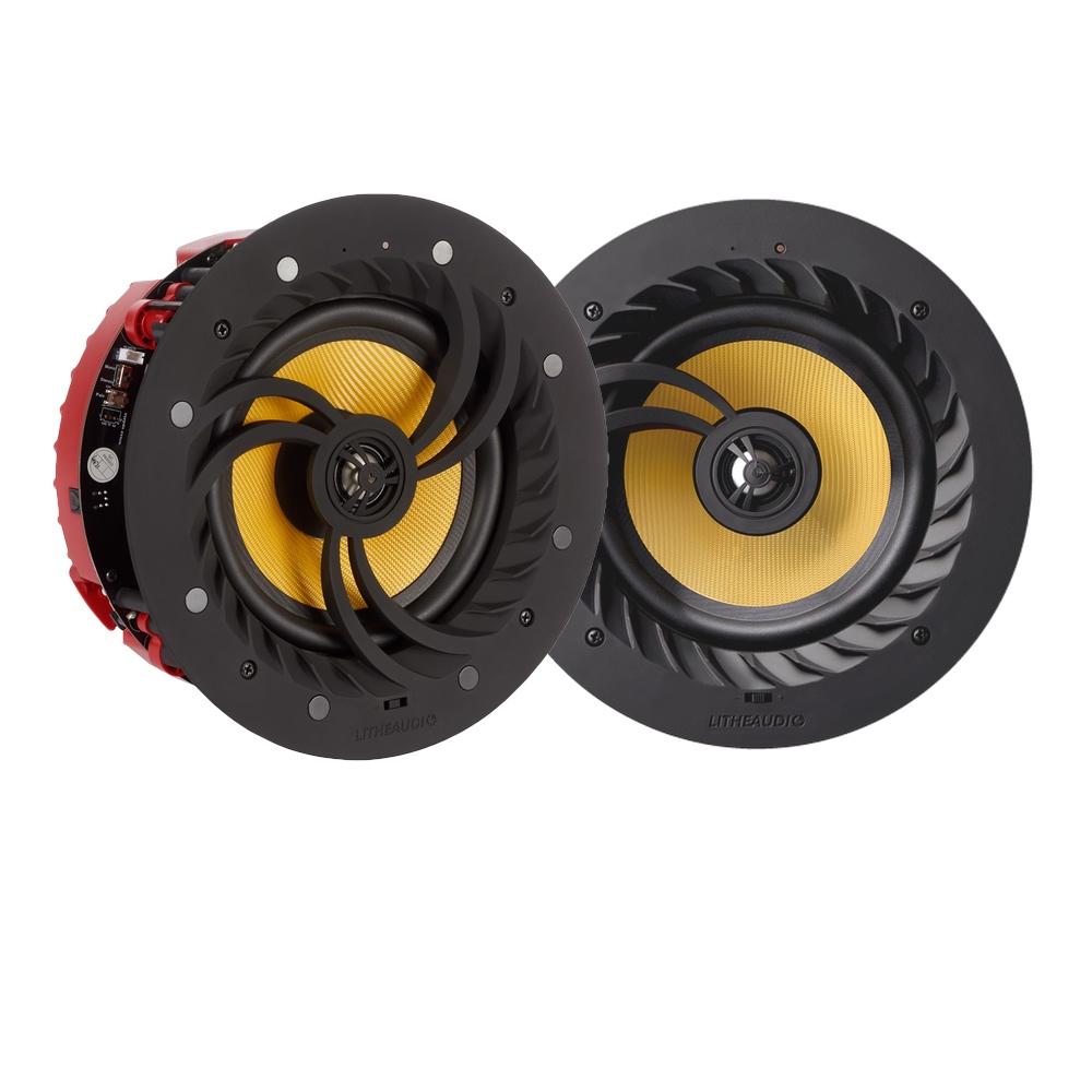 Lithe Audio Pro Series Wi-Fi Ceiling Speaker with Airplay 2 & Bluetooth - K&B Audio