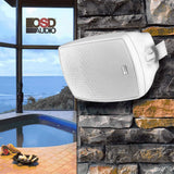OSD Audio 5.25" Plug & Play Active Bluetooth Outdoor Speakers (Pair) - K&B Audio